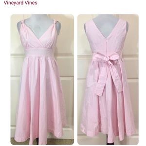Vineyard Vines seersucker dress, fully lined